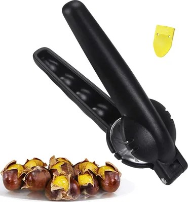 Produktbild von Walnussknacker, Kastanienschneider, verdickter ABS-Griff, kreuzgezahnte Klinge
