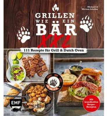 Obrázek produktu pro Grillen wie ein Bär XXL  | 111 Rezepte für Grill und Dutch Oven