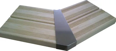 Produktbild von Interline Holzpool Inox Stahl Eckverbindung, 4 Stkz. Rechteck (210)