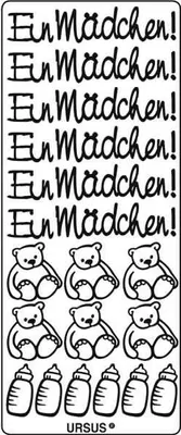Produktbild von Kreativsticker 10x23cm Motiv 75 VE=5 Stück silber