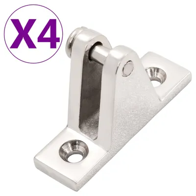 Produktbild von Möbel Bootsdeck-Scharniere für Bimini Top 4 Stk. Edelstahl  - Anhänger 92390