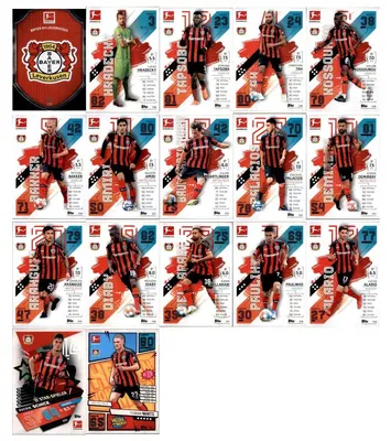 Produktbild von Topps Match Attax - 2021/22 - Mannschaftspaket - BAYER 04 LEVERKUSEN