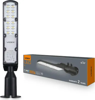 Immagine prodotto di Lampione a LED VIDEX IP65 30W 3000LM 5000K AC 180-265V
