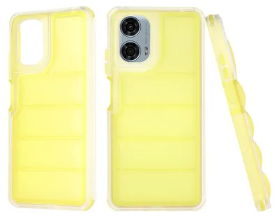 Produktbild von Techsuit Wave Shield Back Cover Hülle für Motorola Moto G24 Power - Gelb