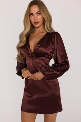 Produktbild von BeWear Minikleid für Frauen Comomick M888 braun S