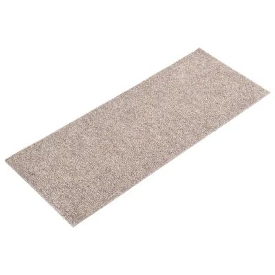 Obrázek produktu pro Schodové rohože samolepicí 15 ks 60 x 25 cm béžové obdélníkové