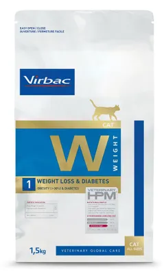 Zdjęcie produktu dla Virbac Cat Weight Loss & Diabetes 1,5kg Sucha Karma Weterynaryjna Dla Kotów Na Odchudzanie i Cukrzycę