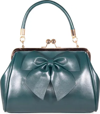 Produktbild von Banned Retro Handtasche - Lockwood Bow Grün
