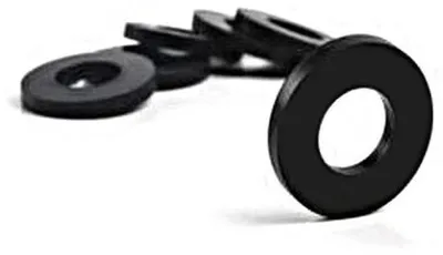 Immagine prodotto di Anelli di tenuta in gomma - Raccordi per tubi flessibili - Sigillatura di tubi - Struttura a piastra - 3/4 di pollice - Nero