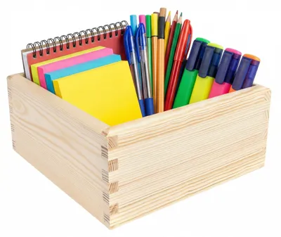 Produktbild von Creative Deco Aufbewahrungsbox Holzkiste ohne Deckel 20 x 20 x 9 cm Holzbox