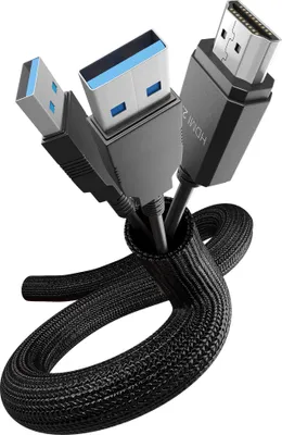 Produktbild von Label-the-cable LTC Kabelschlauch Pro Cable Tube zum Bündeln&Ordnen schw