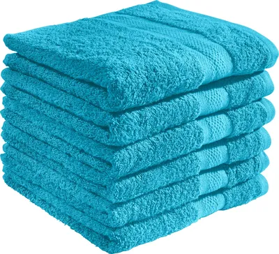 Produktbild von REDBEST Handtuch Chicago" 6er-Pack türkis 50x100 cm"