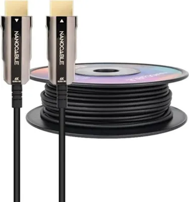Produktbild von HDMI Kabel NANOCABLE 10.15.2030 30 m 4K Ultra HD 18 gbps Schwarz