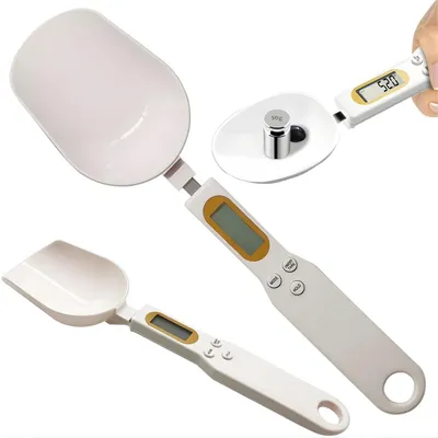 Obrázek produktu pro Elektronická kuchyňská váha ve tvaru lžíce - Bílá KP39111