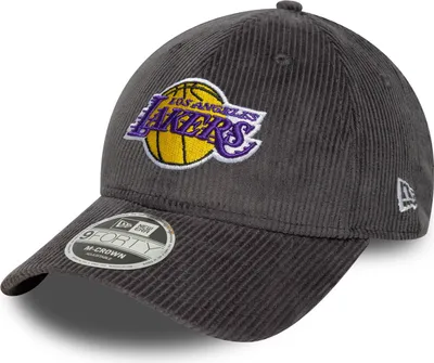Produktbild von New Era NBA 9FORTY Cord Cap M-Crown Los Angeles Lakers grey