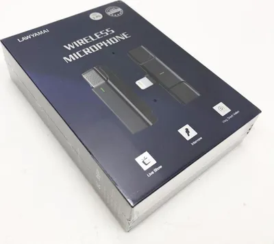 Immagine prodotto di Microfono Lavalier senza fili per iPhone 2,4 GHz Microfono da bavero senza fili con custodia di ricarica Plug&Play Mini microfono per Live Streaming Online Insegnamento Video Registrazione Vlogger Youtuber