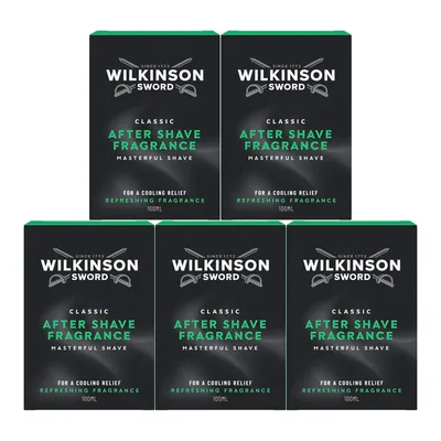 Immagine prodotto di Wilkinson Dopobarba classico per uomini 100ml confezione da 5