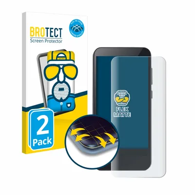 Produktbild von 2x BROTECT Fullscreen Schutzfolie für Omnipod 5 Displayschutz Folie Fullcover Matt Entspiegelungsfolie