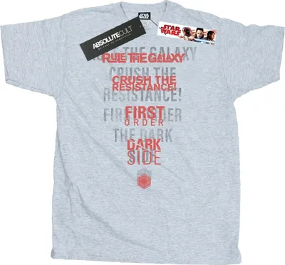 Produktbild von Star Wars - "The Last Jedi Dark Side Echo" T-Shirt für Herren BI46925 (S) (Grau)