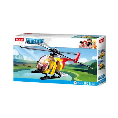 Zdjęcie produktu dla Sluban SL95528 Zestaw klocków do zabawy w helikopter z 101 elementami