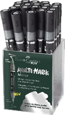 Produktbild von FABER-CASTELL Multimark Mirror Marker 1er Köcher 20x