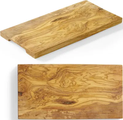 Zdjęcie produktu dla Deska Do Serwowania Z Drewna Oliwnego Prostokątna 350 X 150 X 18 Mm - Hendi 505182