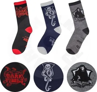 Produktbild von Cinereplicas® Uni Harry Potter Socken Deluxe Ausgabe 3er Set Einheitsgröße