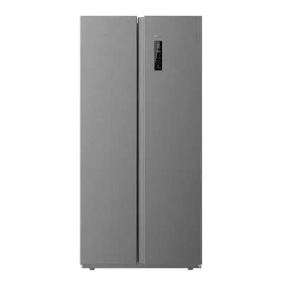 Produktbild von Cecotec Amerikanischer Kühlschrank 2 Türen Bolero CoolMarket SBS 430 Dark E. Side by Side de 430 L, Höhe 176 cm und 84 cm Breite, Multi Air Flow System, Total No Frost, Motor Inverter Plus