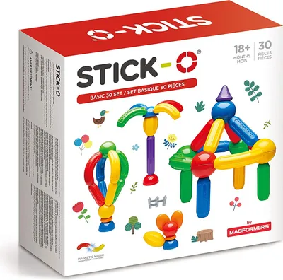 Produktbild von MagFormers Stick-o Basic 30 Stück Set