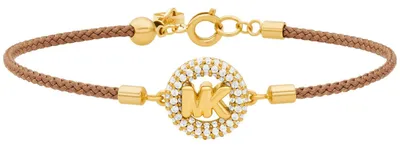 Produktbild von Michael Kors MKJ8622710 Damenarmband, Messing, Goldfarben, weißer Zirkonia, 22 cm