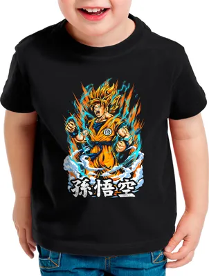 Produktbild von style3 Super Sayajin Rage T-Shirt für Kinder dragon muten roshi z gt