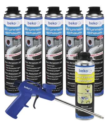 Produktbild von beko Brunnenschaum Set  inkl. Schaumpistole und Universalreiniger 500ml 999 95 010
