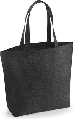 Produktbild von Westford Mill W965 | Revive Recycled Maxi Tote 35 x 39 x 13,5 cm - Farbe: Black - Größe: One Size