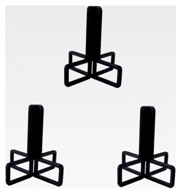 Produktbild von 3er-Set Flaschentrockenständer – Abtropfgestell mit Aussparungen und Tropfschale für Flaschen mit einem Halsdurchmesser von über 2,5 cm