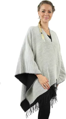 Produktbild von Antonio Cape,Poncho, uni color  weiß