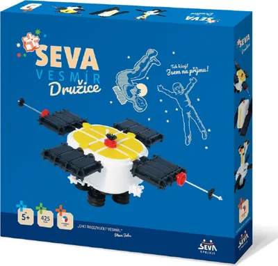 Produktbild von Seva - Baukästen SEVA SPACE Satellite 425Stück im Karton 35x33x5cm