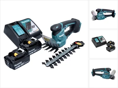 Image de Makita DUM 111 RT2X Cisaille à gazon sans fil 18 V + 2x batterie 5,0 Ah + chargeur