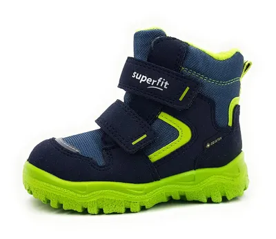 Produktbild von Superfit Husky Kinderschuhe Jungen Winterstiefel Stiefel Blau Freizeit, Schuhgröße:25 EU