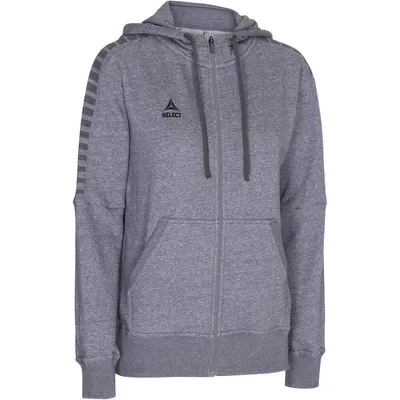 Produktbild von SELECT Torino Kapuzen-Sweatjacke Damen Grau XL