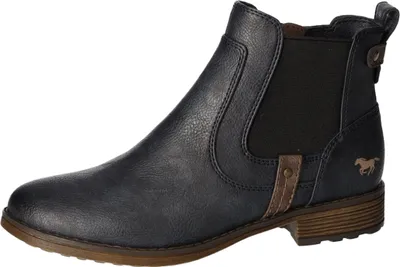 Obrázek produktu pro Mustang dámské kotníkové boty Chelsea boot elastické 1265-522, velikost:37 EU, barva:Blue