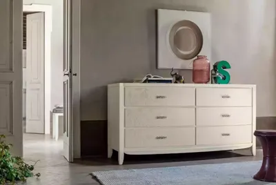 Obrázek produktu pro Komoda do obývacího pokoje design příborník styl moderní  bílý