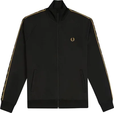 Produktbild von Fred Perry - Trainingsjacke für Kinder, verklebt SY3722 (L) (Schwarz)