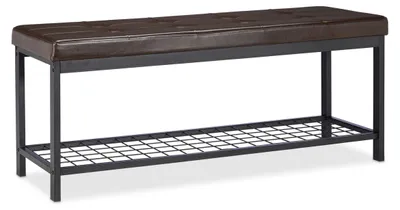 Zdjęcie produktu dla Relaxdays 4052025948221, Otwarty, Czarny, Brązowy, Płyta pilśniowa, Żelazo, 2 pół., 1150 mm, 490 mm