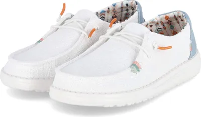 Produktbild von Hey Dude Damen Mokassins Halbschuhe WENDY BOHO Weiß TextilGröße:41