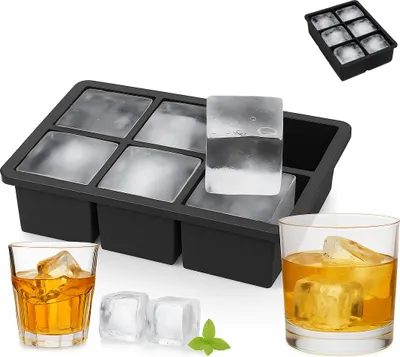 Produktbild von relaxdays 2 x Eiswürfelform Silikon 5 cm
