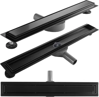 Produktbild von Rea Duschrinne Neox Pro 600 Black