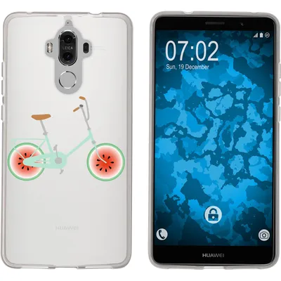 Produktbild von PhoneNatic Case kompatibel mit Huawei Mate 9 Pro Silikon-Hülle Bike M3