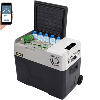 Immagine prodotto di VEVOR Frigorifero per auto 40 L - Frigorifero portatile a compressore, mini-frigorifero e congelatore per auto, camion, camper, barca - Box frigo elettrico per auto, camion, camper, barca
