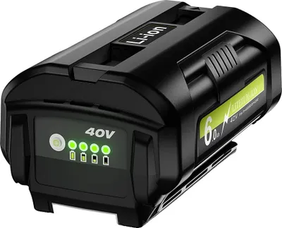 Produktbild von akumulator litowy 40 V, pojemność 6000 mAh, kompatybilny z narzędziami Ryobi, 1 akumulator