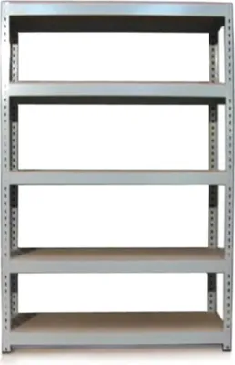 Produktbild von Monster Racking 3 x Q- Rax Lagerregal Hochleistungsregal Schwerlastregal Lagerregal Garagenregal Stahlregal Industrieregal Werkstattregal Steckregal Metallregal 100% schraubenlos 120cm x 180cm x 50cm